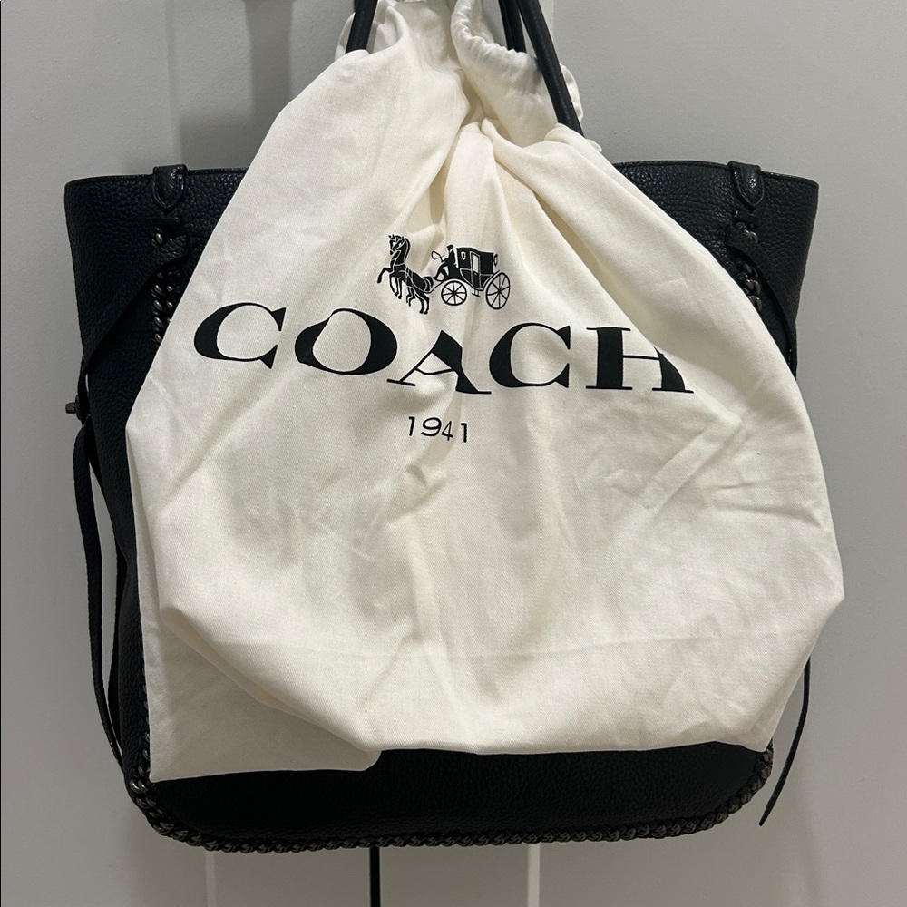 Coach Tatum Tall Tote in Whiplash Leather & Gunmetal - Picture 16 of 17